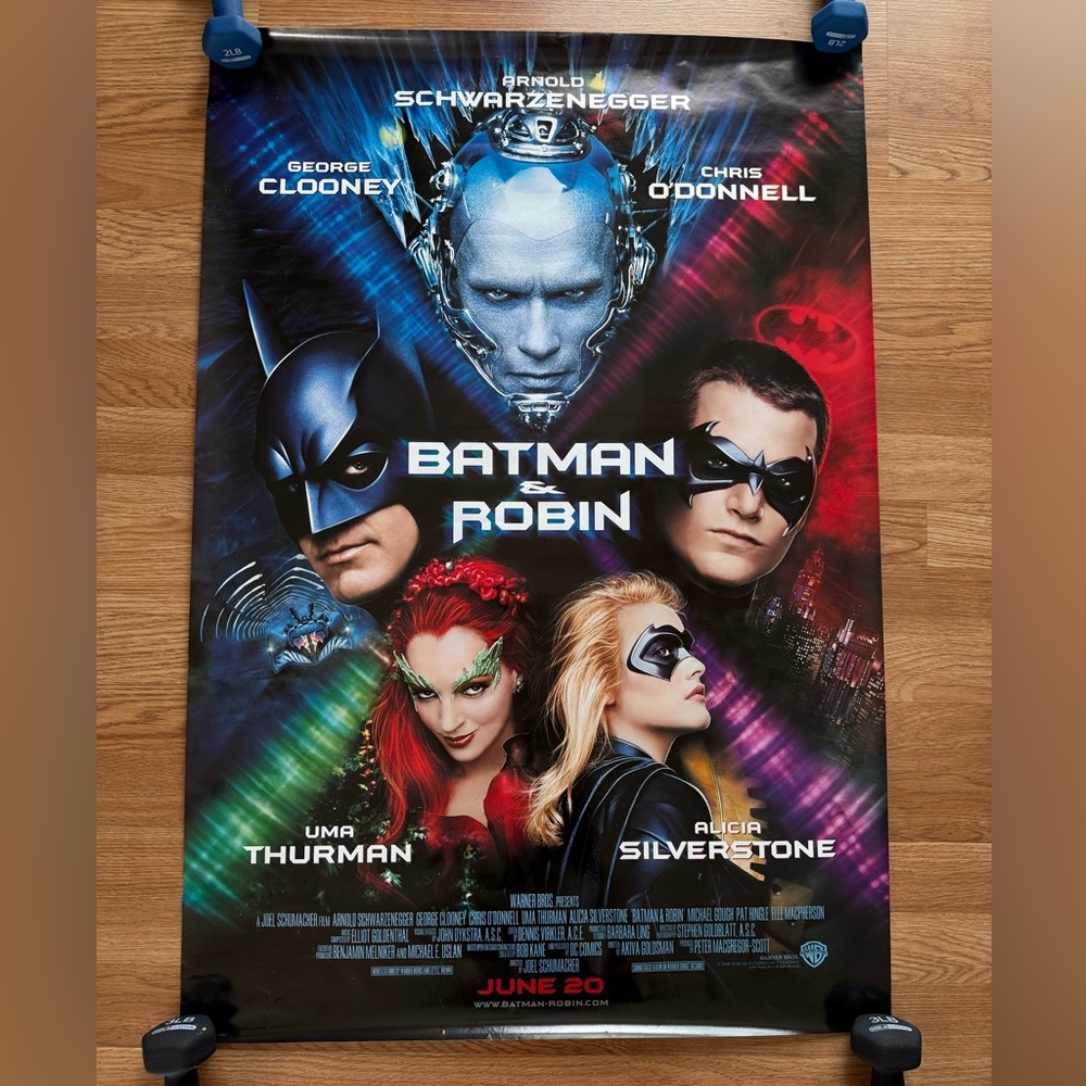 1997 Batman & Robin Movie Poster